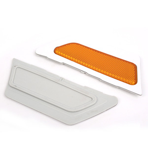 Luces Laterales Delanteras para Audi A4B9, Izquierda y Derecha, Repuestos de Señal de Giro ABS, Naranja, Negro, Blanco - Product Image 3