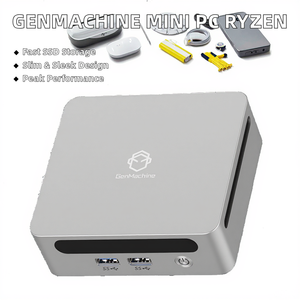 GenMachine Mini PC AMD Ryzen 3 4300U 32GB <span class=keywords><strong>DDR4</strong></span> 16GB Memoria de <span class=keywords><strong>video</strong></span> SSD Disco duro Win 10/11 Wifi6 para jugadores de PC Quad Core AU Plug - Product Image 2