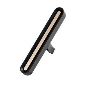 Diffuseur d'aromathérapie de luxe en noyer et métal pour voiture, fixation sur grille d'aération, désodorisant avec éclairage d'ambiance, parfum lavande longue durée - Product Image 1