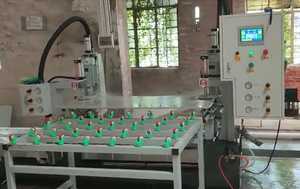 Prix usine 1200 Machine à chanfreiner le verre à double tête, pour le profilage en R des dalles <span class=keywords><strong>de</strong></span> pierre et le polissage des bords <span class=keywords><strong>de</strong></span> panneaux, pour tables miroir - Product Image 4