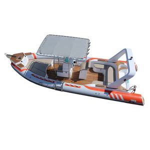 Chine fournisseur 7.6m FRP <span class=keywords><strong>moteur</strong></span> Gonflable NERVURE 760 vitesse <span class=keywords><strong>Bateau</strong></span> yacht de luxe À Vendre - Product Image 6