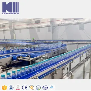 Máquina de llenado de alta velocidad Línea de producción de embotellado de agua Máquina de agua de botella completamente automática