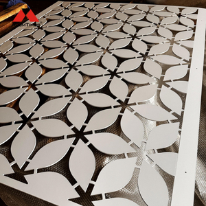 Alumtimes Lasercut Façade extérieure en aluminium Panneaux de revêtement mural Rideau acoustique imperméable Style arabe <span class=keywords><strong>Mashrabiya</strong></span> - Product Image 4