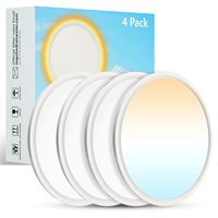 Plafonnier LED moderne super mince pour chambre à coucher et cuisine Ultra-mince 24W AC alimenté en surface lumière LED montée directement en usine
