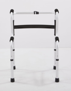 Déambulateur pliable en aluminium léger à double poignée incurvée pour personnes âgées, idéal pour l'entraînement à l'équilibre – Fournisseur direct usine - Product Image 3