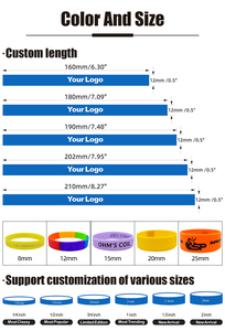 Biểu Tượng Tùy Chỉnh Silicone Dây Đeo Cổ Tay Mềm Debossed Dây Đeo Cổ Tay Vòng Đeo Tay Cao Su Cho Đảng Và Tổ Chức Sự Kiện - Product Image 5