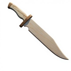 Sustainable <b>Wooden</b> Knife <b>Compostable</b> Disposable Cutlery for Cafe Restaurant and Party - Product Image 1