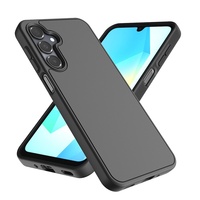 Vente en gros d'usine pour Samsung Galaxy A16 Noir, coque de téléphone portable antichoc en TPU et PC combinés