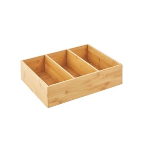 <b>Bamboo</b> Storage Box Divided Rectangle Food <b>Container</b> With Lids For Kitchen Use - Product Image 5
