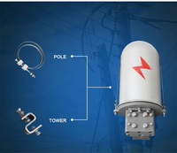 Anti-oxydation Haute Résistance Mécanique Câble Optique Épissure Fermeture Connexion Joint Boîte Argent Rapide Connecteur FTTX