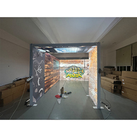 Stand d'exposition pour salon professionnel, présentoir LED publicitaire, caisson lumineux à sublimation, cadre en aluminium écologique pour ISA