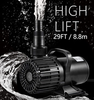 Pompe submersible pour cascade et fontaine de jardin, haute pression, hauteur de refoulement 8,6 m, 840 W, noire, 40000 L/H, pompe de circulation pour bassin