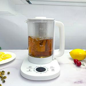<span class=keywords><strong>Bouilloire</strong></span> électrique multi-usage Théière en verre borosilicaté et base de panneau de contrôle <span class=keywords><strong>programmable</strong></span> Bouilloires de 1,5 L avec filtre - Product Image 6