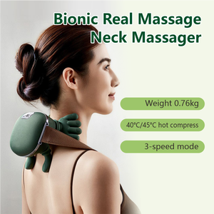 Huangtai Massagegerät für Nacken mit Echtem Handmassage-Effekt, Shiatsu-Massage, Elektrisch, mit Stoffbezug, für Schultern - Product Image 1