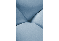 Chaises de salle à manger en velours coloré bleu clair à dossier bas, vente directe d'usine, pieds en métal, chaise de restaurant, chaise de salle à manger moderne
