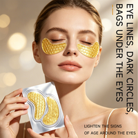 Patchs Masque Contour des Yeux OEM Gold Grid Éclaircissants Anti-Cernes Améliore la Peau Terne Formule Personnalisée Soin de la Peau Marque Privée