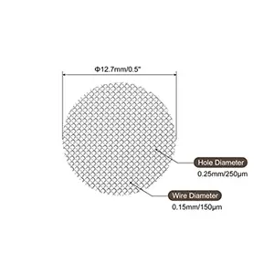 SS 316 L sinterizzato 1um 2 3 5 10 rete filtrante in acciaio inossidabile da 0.5 micron