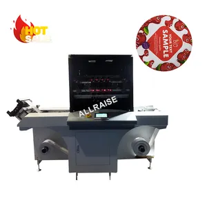 Mesin cetak Digital kertas Label tinta UV otomatis CMYK mesin cetak Digital kertas kasar berlapis