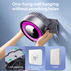 Ventilador de Mesa Portátil Recargable Kadonio con Batería de 4000mAh, Enfriador de Aire, Pantalla LED Digital, Mini Ventilador de Escritorio Ajustable - Product Image 6