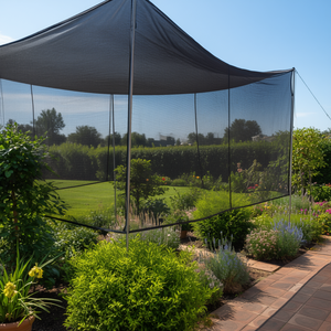 Voile d'ombrage noire premium 3m x 4.8m rectangulaire en HDPE tissé pour protection solaire de jardin et voiles d'ombrage - Product Image 2