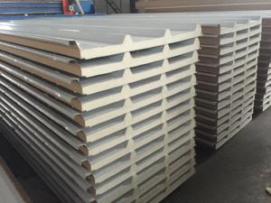 Paneles sándwich <span class=keywords><strong>de</strong></span> <span class=keywords><strong>poliuretano</strong></span> <span class=keywords><strong>con</strong></span> <span class=keywords><strong>espuma</strong></span> <span class=keywords><strong>de</strong></span> <span class=keywords><strong>poliuretano</strong></span> aislante <span class=keywords><strong>de</strong></span> alta densidad para techos y paredes - Product Image 5