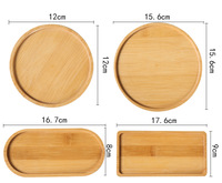 Sous-verres et sets de table modernes en bambou haut de gamme, mosaïque, isolants thermiques, réutilisables, épaisseur 6 mm, pour tables à manger, vente en gros DIY