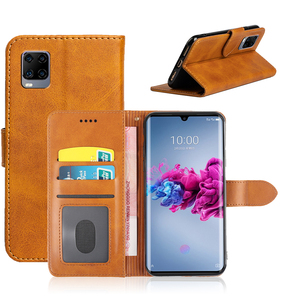 Funda de cuero tipo billetera a prueba de golpes para <span class=keywords><strong>ZTE</strong></span> Axon 10 Pro 11 SE <span class=keywords><strong>Blade</strong></span> A3 <span class=keywords><strong>A5</strong></span> A7 A7s V2020 V2022 Smart Flip <span class=keywords><strong>Cover</strong></span> - Product Image 1