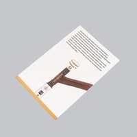 Brochure pliée en trois A6 personnalisée à bas prix, imprimée sur papier couché brillant 157 g/m² 200 g/m², pour lisseur de cheveux, avec plastification brillante