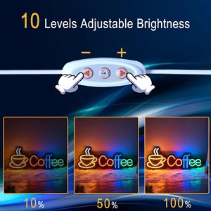 Coffee letreros neon LED dimmable USB powered ambient <b>light</b> store <b>window</b> decoration <b>light</b> street indicator <b>light</b> landscape <b>light</b> - Product Image 2