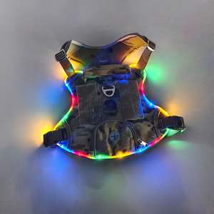 Wholesale of new LED tactical high-<b>brightness</b> and durable nylon material multi-functional outdoor sports chest and back <b>lights</b> - Product Image 6