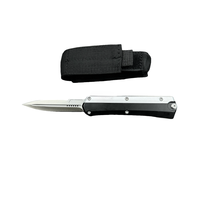 Couteau de poche de survie en plein air, tactique, pour la chasse et le camping, EDC, avec lame en acier M390 et manche en alliage d'aluminium