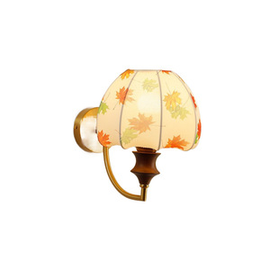 Lámpara de pared de tela de estilo retro, fuente de luz LED, base de bombilla E26, control de interruptor para dormitorio, sala de estar - Product Image 5