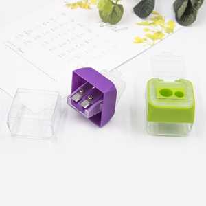 <span class=keywords><strong>Taille</strong></span>-<span class=keywords><strong>crayon</strong></span> à double trou en <span class=keywords><strong>acier</strong></span> avec bac à déchets - Product Image 3