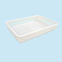Plateaux de séchage empilables en plastique perforé de qualité alimentaire, écologiques, boîtes de rangement pour la congélation des fruits et légumes
