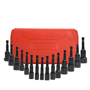 <b>Red</b> <b>Box</b> 15pc Impact Socket Set Chrome Vanadium Steel Magnetic Hex Auto Repair Hand Tools - Product Image 1