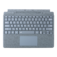 Nouveau clavier mécanique sans fil USB Type C de 13 pouces avec rétroéclairage RGB 5.3 et support pour stylet pour Surface Pro 8-11