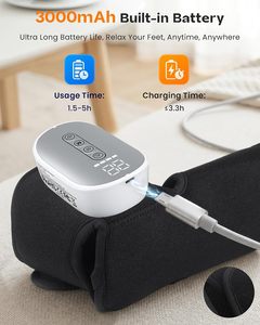 Masajeador de Pies Inalámbrico con Compresión de Aire y Calor, Botas de Masaje para Tobillos con Bolsa de Aire Calefactable Recargable por USB y Logotipo Personalizado - Product Image 2