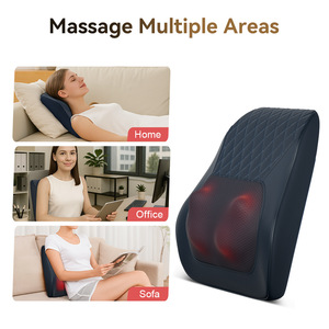 Cojín Masajeador Lumbar con Soporte para la Espalda, Almohada de Masaje Shiatsu Eléctrica con Calor para Cuello y Hombros - Product Image 4