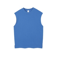 Canotta muscolare da uomo taglie forti allenamento Fit palestra Bodybuilding Muscle tees Top Cut Off t-shirt senza maniche tinta unita