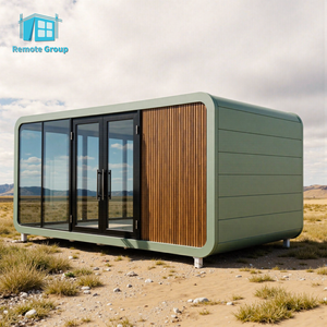 Casa Capsula Prefabbricata Apple Cabin, Container Abitativo Impermeabile, Mini Casa, Bar, Appartamento, Villa per Campeggio, Resort, <span class=keywords><strong>Design</strong></span> Moderno - Product Image 1