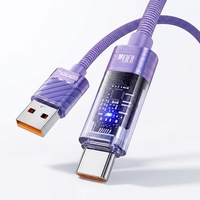 Kabel Toocki Dual-Fungsi 100W Pengisian Cepat Sinkronisasi Data Mati Otomatis untuk Perjalanan Sehari-hari