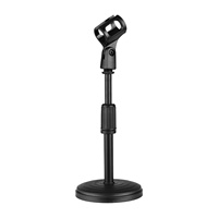 Nouveau best-seller, mini table de bureau, support de microphone réglable, support de montage pour microphone, streaming vidéo en direct