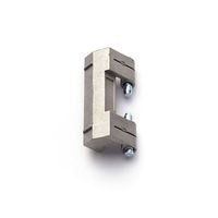 Charnière de porte ou de fenêtre en alliage de zinc CL201-4 argent/noir/blanc avec axe en acier