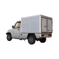 Mini camionnette électrique de véhicule de nouvelle énergie chinoise avec la cabine simple 4x2 et le mini camion électrique moderne de 2 sièges