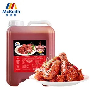 Mckeith горячая распродажа 10 кг красного цвета с сильным вкусом соус Азиатский огонь горячий жареный Куриный Соус