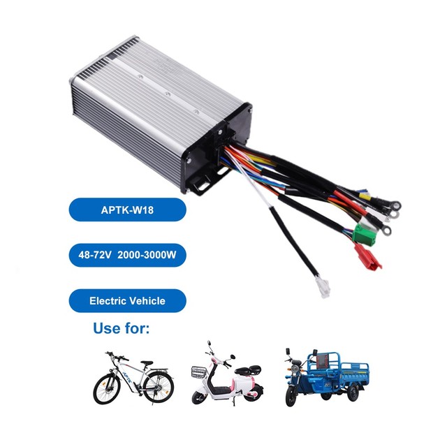 Wholesale High Power 60V 72V Brushless DC Motor Controller Ebike Motor Kit 3000W Electric Rickshaw Controller