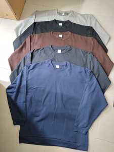 Camiseta de algodón de 100% pulgadas, prenda de vestir de algodón, color negro - Product Image 6