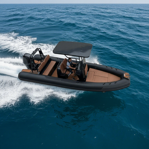 HAIDE RHIB 660, Bote Inflable de Aluminio Resistente al Agua, Hypalon, con Motor - Product Image 1
