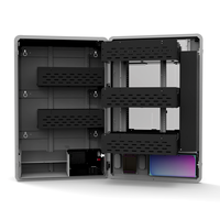 Distributeur automatique compact de serviettes hygiéniques et de produits de petite taille avec écran tactile 32 pouces, identification de l'âge par SDK, en acier inoxydable