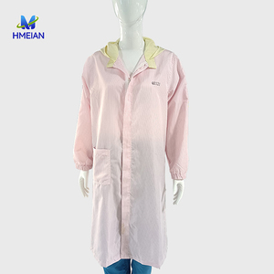 ROSE Polyester Grandes Poches Antistatique Robe À Capuche Lab <span class=keywords><strong>Blouse</strong></span> ESD SMOCK <span class=keywords><strong>Blouse</strong></span> Mdicale - Product Image 6